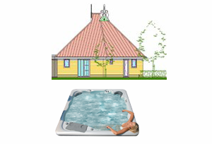 24-persoons VIP Luxe Multigeneration Pallertshuis met wellness op Bungalowpark Emslandermeer in Groningen